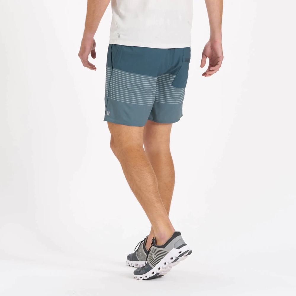 NWT 💥 LAST ONE - S | Vuori / Trail Short - Beryl Stripe - Picture 4 of 14